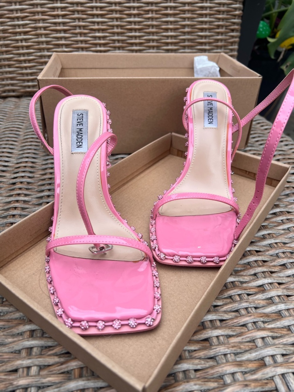 Steve Madden Pink Zelle Shoe Box